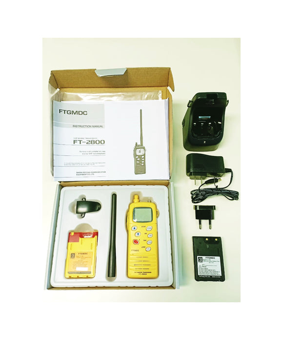 Photo of Feitong FT-2800 GMDSS Radio Set With Emergency Lithium Battery, Rechargeable Battery & Charger