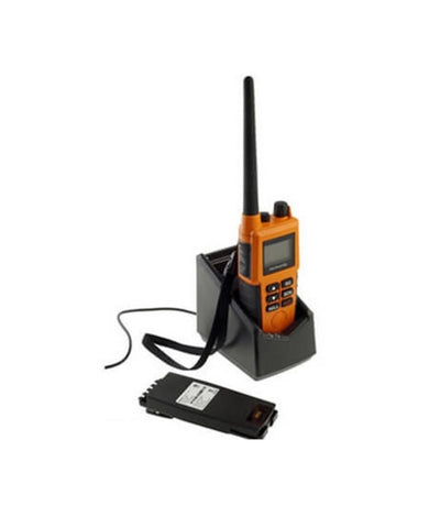 Photo of McMurdo R5 GMDSS VHF Handheld 2-Way Radio with Lithium Emergency Battery and Rechargeable Battery Pack 20-001-01A